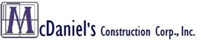 McDaniels Construction Corp Inc logo McDaniels Construction Corp Inc logo