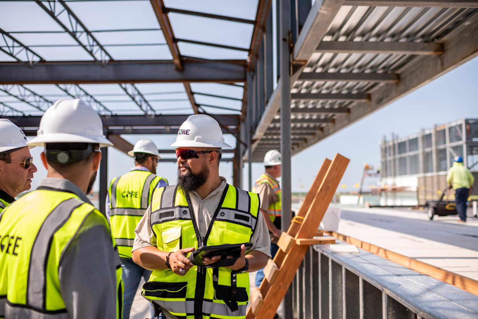 CORE Employees On Building